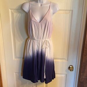 She + Sky Purple and White Ombre Dress